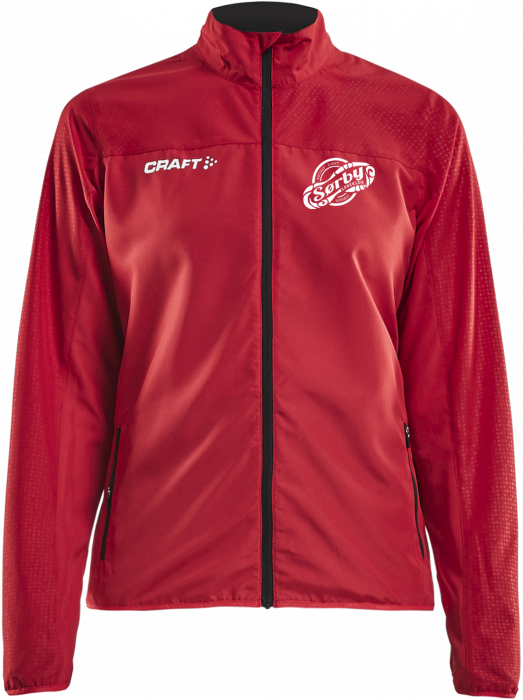 Craft - Sørby Windbreaker Jacket Women - Rot & weiß